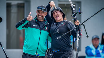 Alejandra Valencia made history when she won her third Pan American Games title.