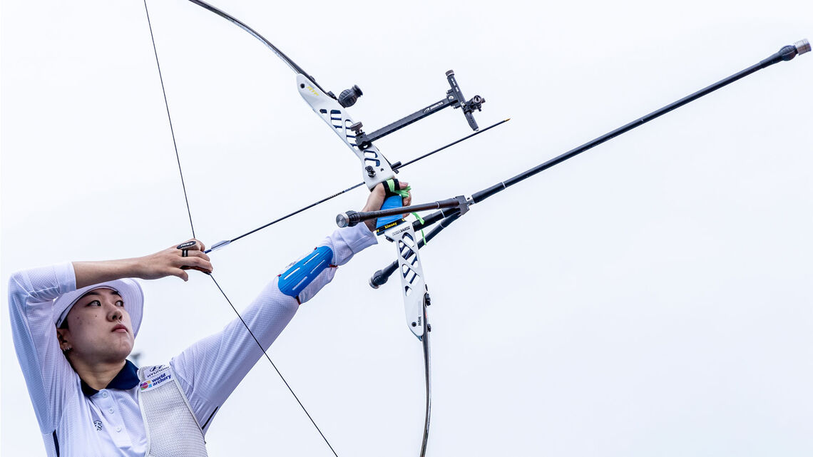 An San at the world championships in Berlin in 2023.
