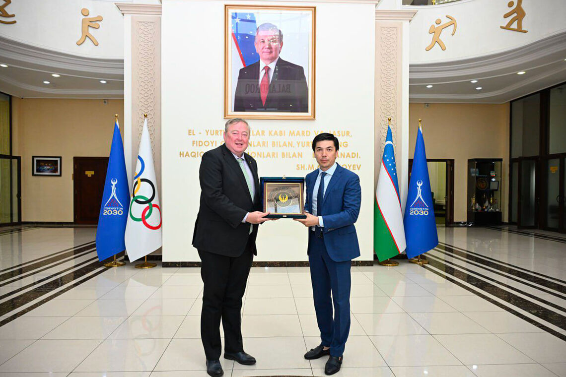 World Archery secretary general and NOC secretary general Oybek Kasimov.