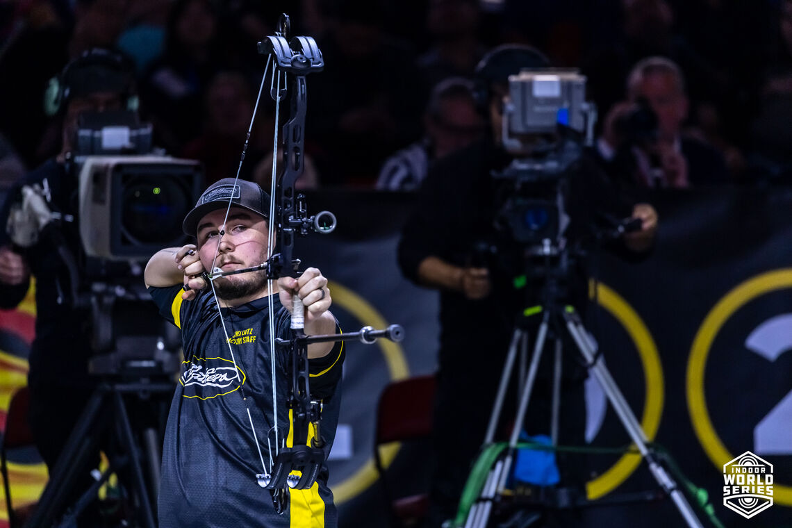 Jimmy Lutz is awaiting the birth of his first child with former South African archer Danelle Lutz (Wentzel).