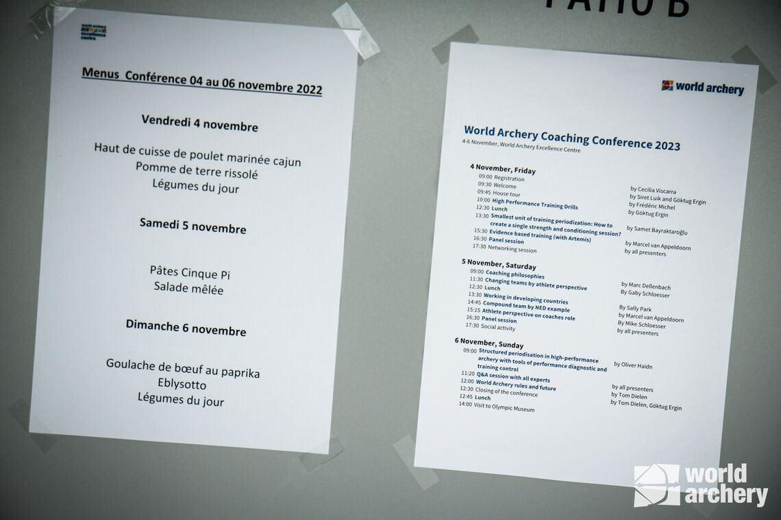 The programme included talks from top coaches, athletes and support staff.