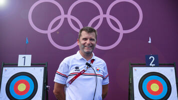 Seb Flute at the Tokyo 2020 Olympic Games.