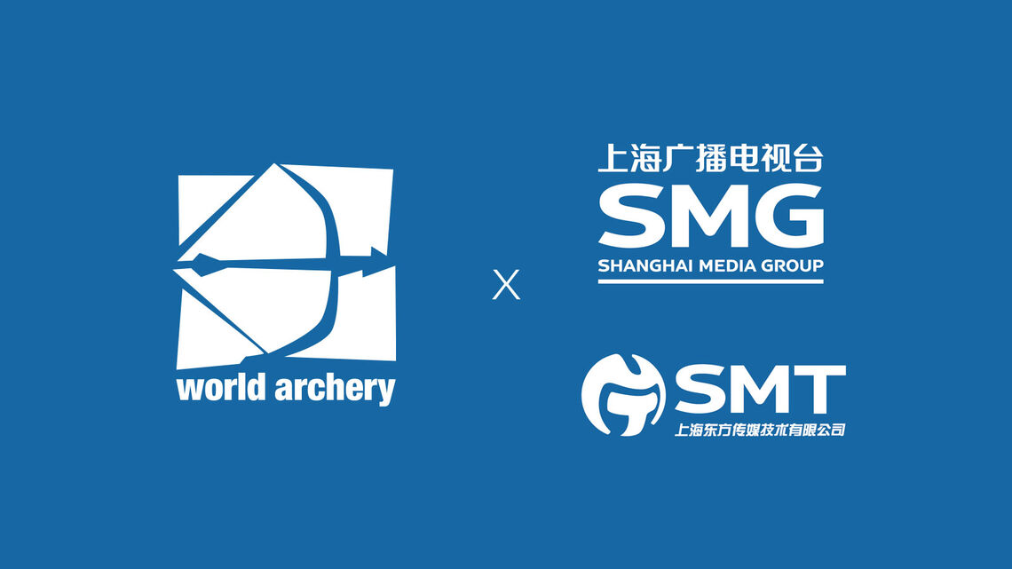World Archery x SMT-SMG partnership logos