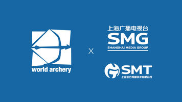 World Archery x SMT-SMG partnership logos