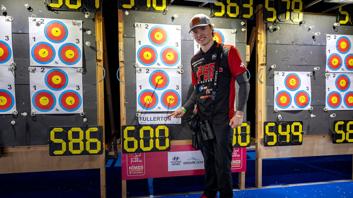 Mathias Fullerton after qualifying in Nimes