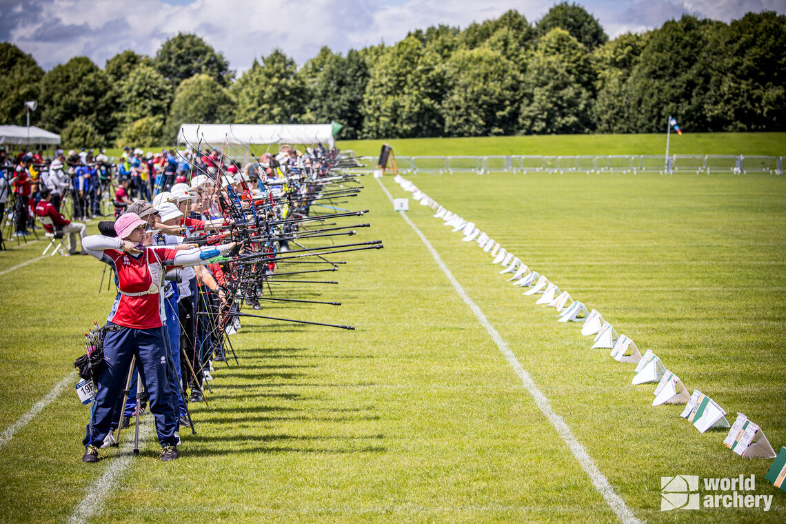 Competition field is huge for the world youth championships.