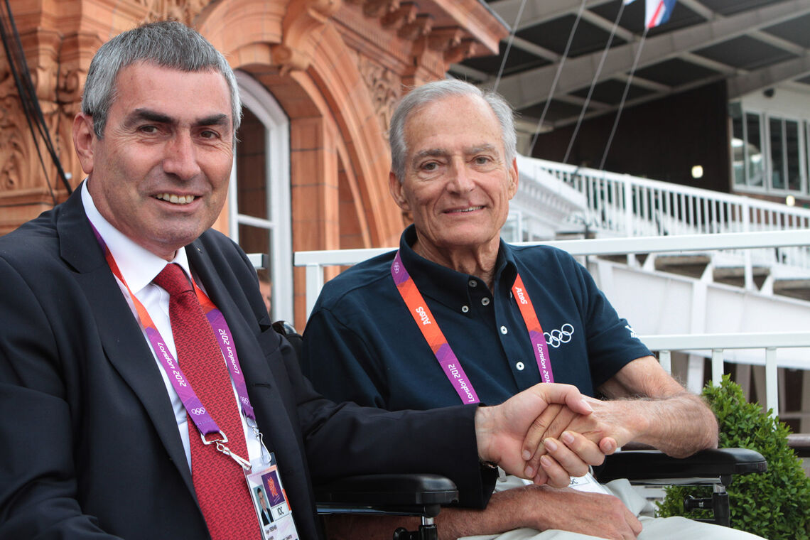 Prof Dr Ugur Erdener and Jim Easton at London 2012.