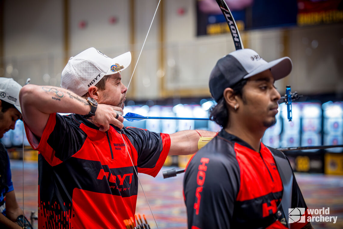 Archers in action