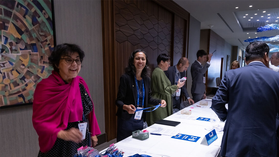 Staff at 2023 Congress.