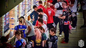 Competition at the GT Open in Luxembourg.