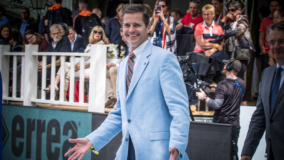 Greg Easton at the worlds in 2019.
