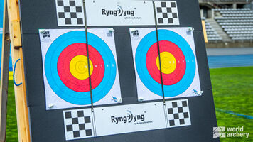Triangulating the RyngDyng spotting device on the target.