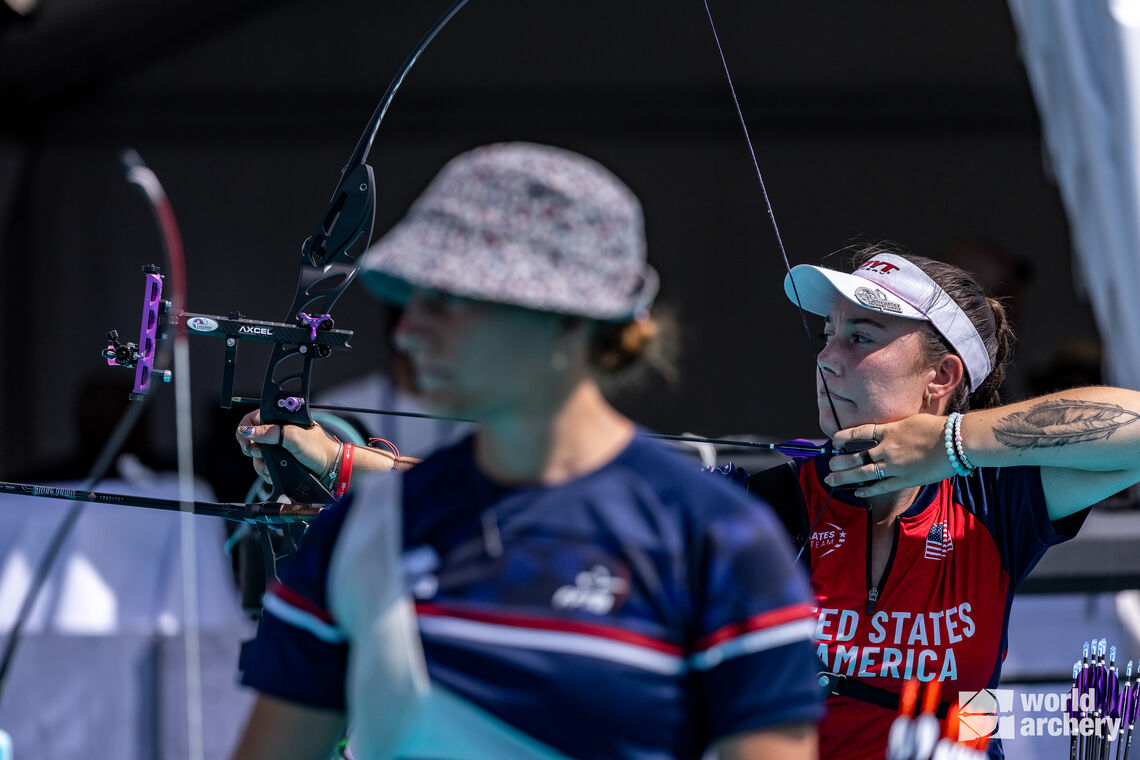 Casey Kaufhold wins first individual gold beating local Lisa Barbelin.