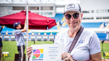 Record-breaking Sophie Dodemont.