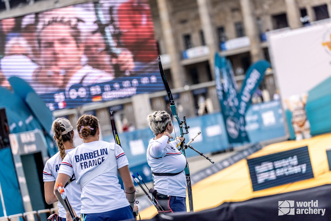Silver medallist at Berlin 2023 Hyundai World Archery Championships.