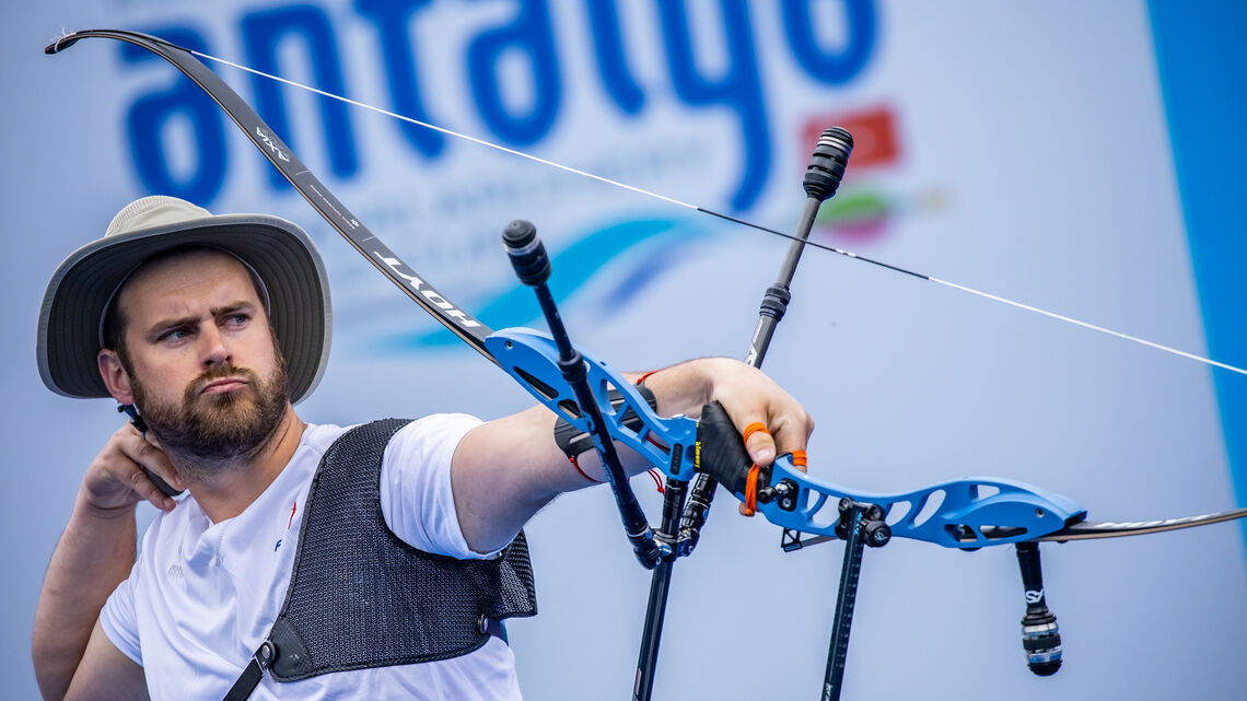 Jean-Charles Valladont finished second at the first World Cup stage in Antalya.