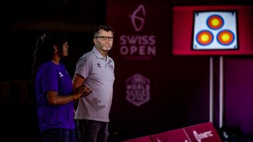 Seb Flute at the Swiss Open.