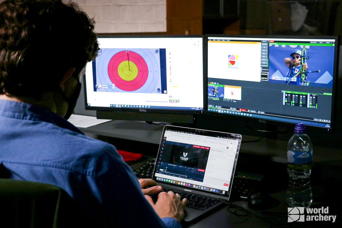 Social media clipping live and remote from Scotland during an event in Guatemala.