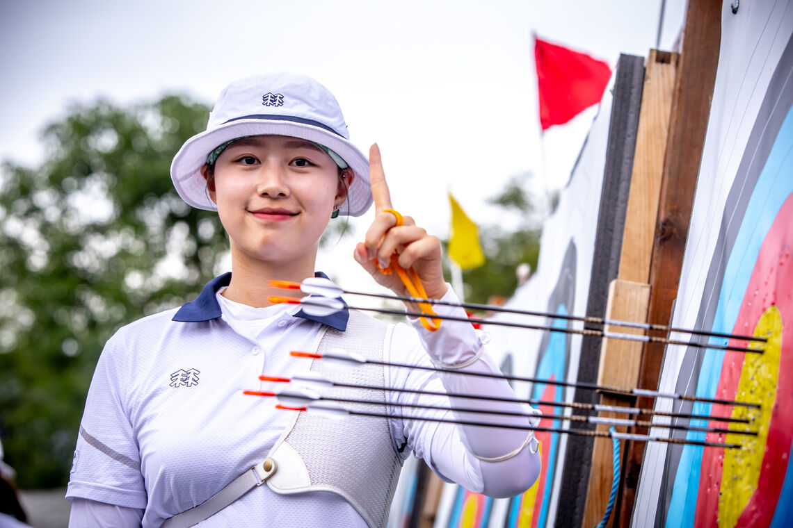 Lim Sihyeon number one seed and stage winner in Medellin.