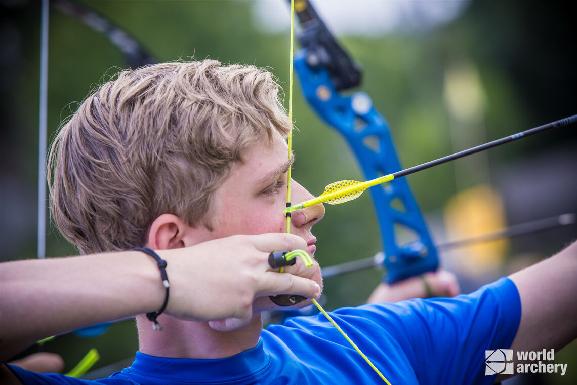 Leo Pettersson barebow men’s silver medallist at 2022 World Games.