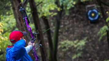 A target at the world field championships in Yankton.