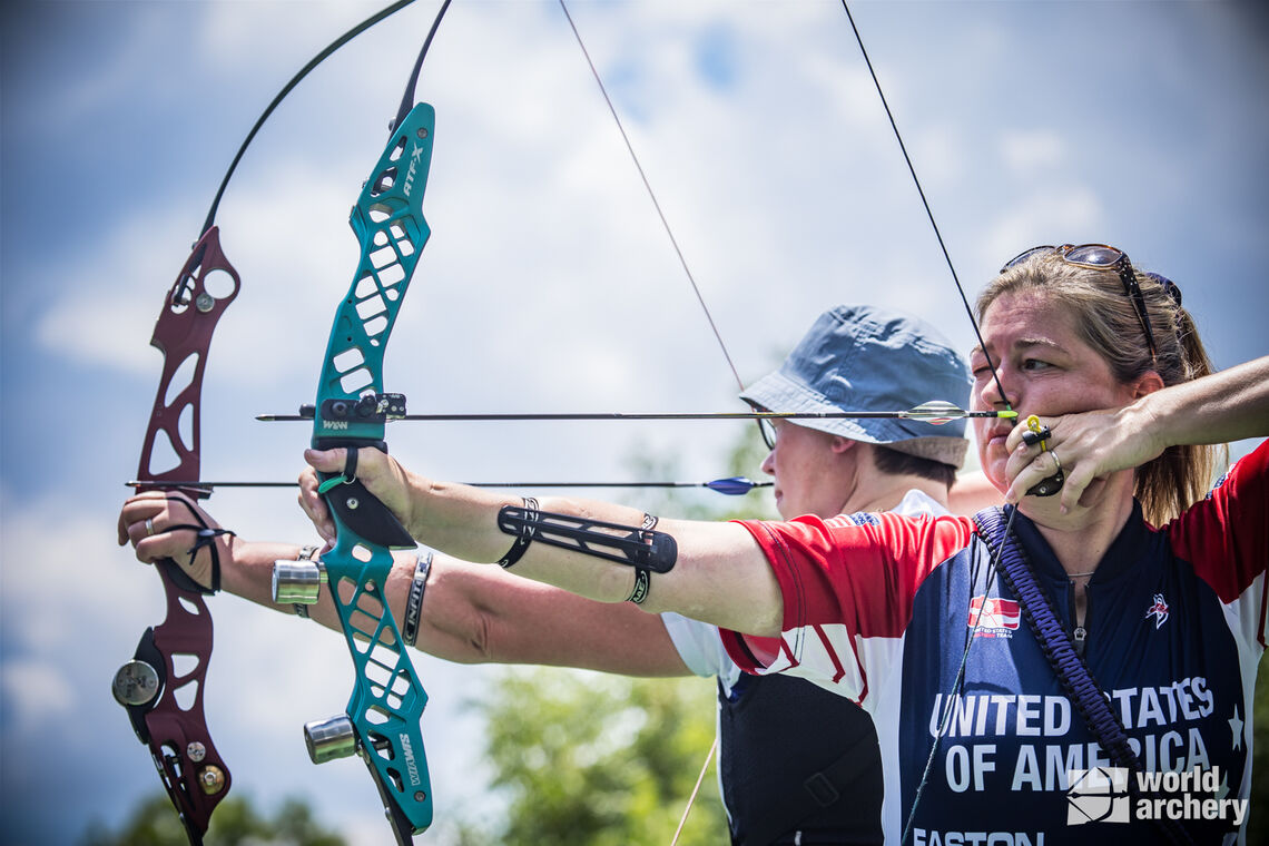 Barebow finals at Birmingham 2022 World Games.