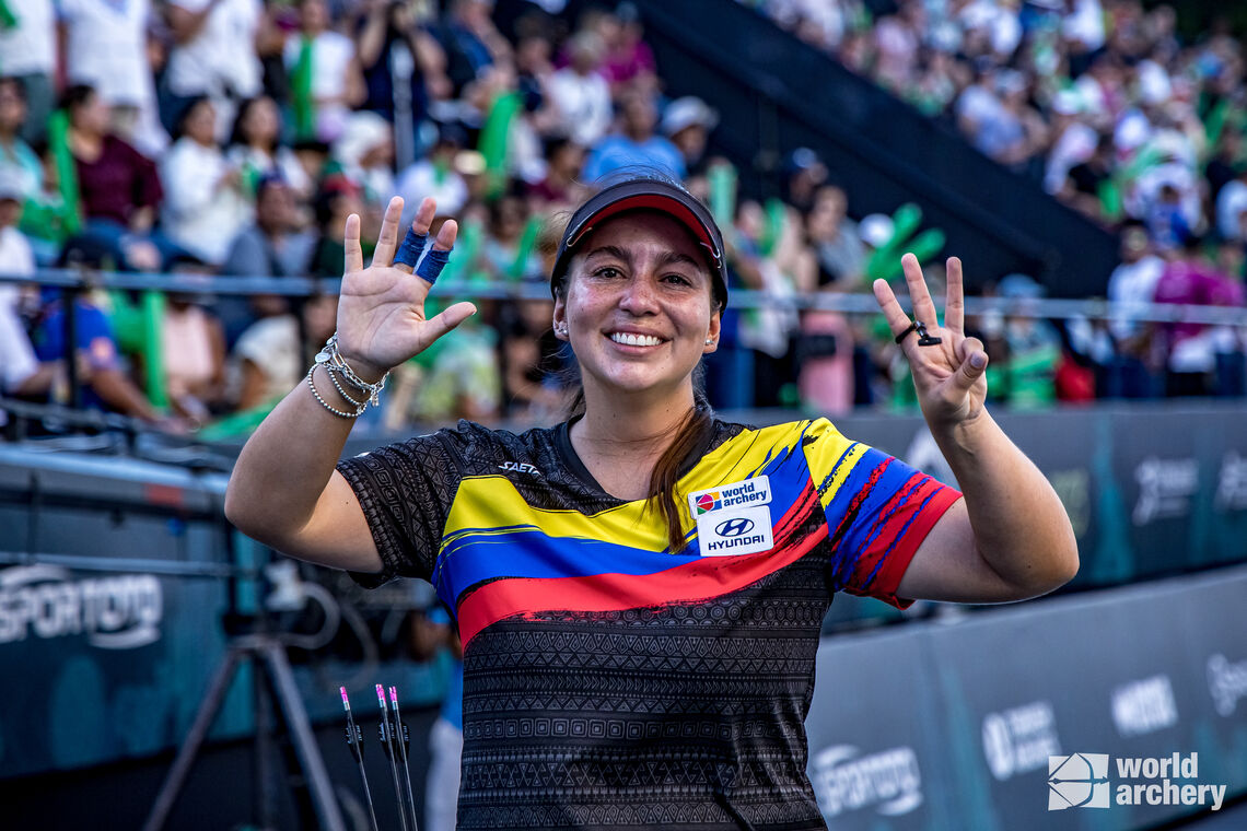 Sara Lopez is the winningest archer with eight Archery World Cup Final trophies.