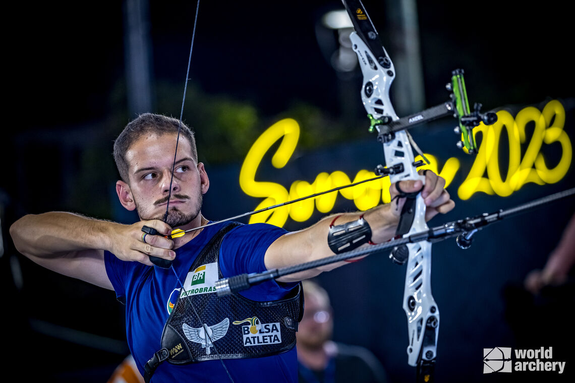 Marcus D’Almeida became Hyundai Archery World Cup Champion in 2023.