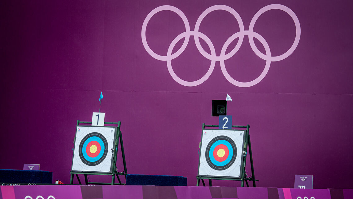 Targets at the Tokyo 2020 Olympic Games.