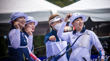 Korea's women's team in Yankton